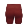 Joluvi Pantalón Corto Mallas Mia Hot Burdeos Mujer