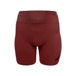Joluvi Pantalón Corto Mallas Mia Hot Burdeos Mujer