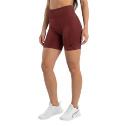 Joluvi Pantalón Corto Mallas Mia Hot Burdeos Mujer