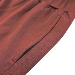 Joluvi Pantalón Chándal Largo Modal Straight Burdeos Mujer