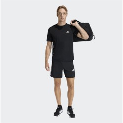 ADIDAS Short Running Essential Base 3 Stripes Negro Black Hombre