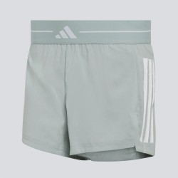 ADIDAS Short Running Hyperglam 3-Stripes Verde Salvia Maravilla Mujer