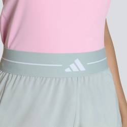 ADIDAS Short Running Hyperglam 3-Stripes Verde Salvia Maravilla Mujer