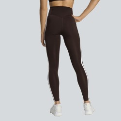 ADIDAS Mallas Optime Essentials 3-Stripes Marrón Aurora Coffe Mujer