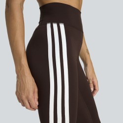 ADIDAS Mallas Optime Essentials 3-Stripes Marrón Aurora Coffe Mujer