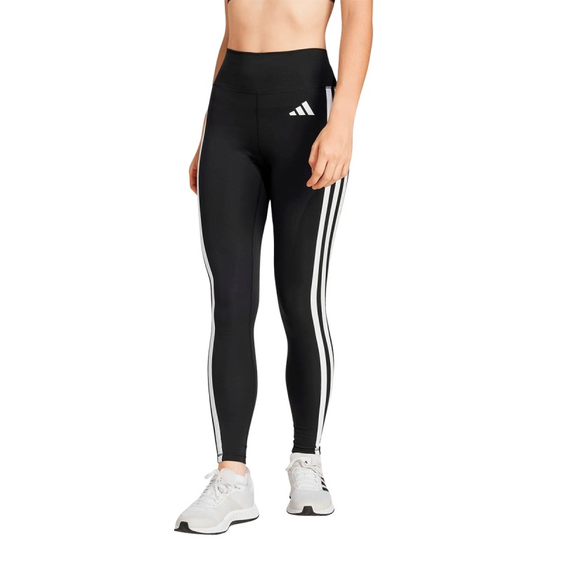 ADIDAS Mallas Leggings Optime Essentials 3 Rayas Negro Black Mujer