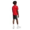 ADIDAS Chándal Train Essentials 3-Stripes Tee Set Rojo Negro Niño