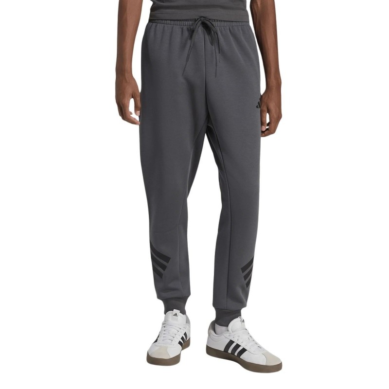 ADIDAS Pantalón Chándal Future Icons 3-Stripes Gris Gresix Hombre