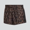ADIDAS Short Deportivo Essentials Leopard Print Woven Shorts 3-Stripes Estampado Leopardo Marrón Mujer