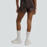 ADIDAS Short Deportivo Essentials Leopard Print Woven Shorts 3-Stripes Estampado Leopardo Marrón Mujer