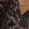 ADIDAS Short Deportivo Essentials Leopard Print Woven Shorts 3-Stripes Estampado Leopardo Marrón Mujer