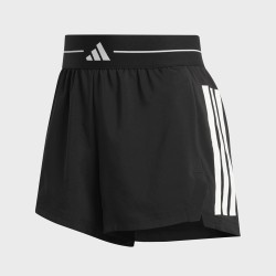 ADIDAS Short Running Hyperglam 3-Stripes Negro Black Mujer