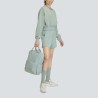 Adidas Sudadera Holgada Soft Lux Azul Verdoso Wonder Sage Mujer