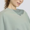 Adidas Sudadera Holgada Soft Lux Azul Verdoso Wonder Sage Mujer