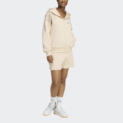 Adidas Sudadera Future Icons Three Stripes Beige Crema Crystal Linen Mujer