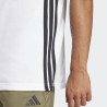 ADIDAS Camiseta Essentials 3-Stripes Single Jersey Tee Blanco White Hombre