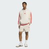 ADIDAS Sudadera Essentials 3-Stripes French Terry Beige Rojo Hombre