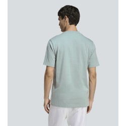 ADIDAS Camiseta Essentials 3-Stripes Single Jersey Tee Azul Verdoso Wonder Sage Hombre
