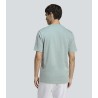 ADIDAS Camiseta Essentials 3-Stripes Single Jersey Tee Azul Verdoso Wonder Sage Hombre