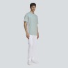 ADIDAS Camiseta Essentials 3-Stripes Single Jersey Tee Azul Verdoso Wonder Sage Hombre