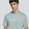 ADIDAS Camiseta Essentials 3-Stripes Single Jersey Tee Azul Verdoso Wonder Sage Hombre