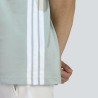 ADIDAS Camiseta Essentials 3-Stripes Single Jersey Tee Azul Verdoso Wonder Sage Hombre