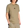 ADIDAS Camiseta Essentials 3 Franjas Verde Wonder Cargo Hombre