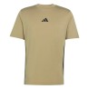 ADIDAS Camiseta Essentials 3 Franjas Verde Wonder Cargo Hombre
