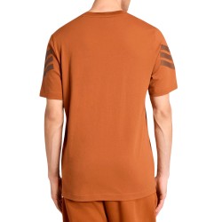 ADIDAS Camiseta Future Icons 3-Stripes Tee Marrón Bronce Dusky Bronze Hombre