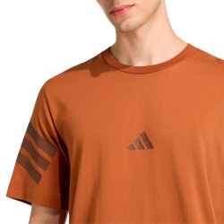 ADIDAS Camiseta Future Icons 3-Stripes Tee Marrón Bronce Dusky Bronze Hombre