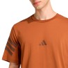 ADIDAS Camiseta Future Icons 3-Stripes Tee Marrón Bronce Dusky Bronze Hombre