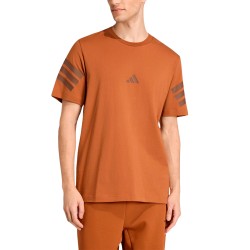 ADIDAS Camiseta Future Icons 3-Stripes Tee Marrón Bronce Dusky Bronze Hombre