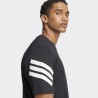 ADIDAS Camiseta Future Icons 3-Stripes Tee Negro Black Hombre