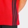 ADIDAS Camiseta Essentials 3-Stripes Single Jersey Tee Rojo Pure Ruby Hombre