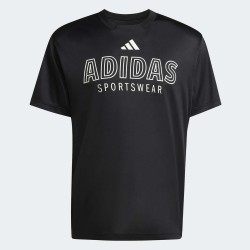 ADIDAS Camiseta House Of Tiro Wordmark Nego Black Hombre