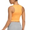 ADIDAS Camiseta Corta Top Iconic Running Naranja Semi Ice Tangerine Mujer