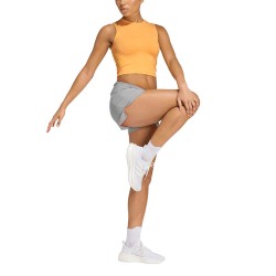 ADIDAS Camiseta Corta Top Iconic Running Naranja Semi Ice Tangerine Mujer
