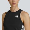 ADIDAS Camiseta Train Essentials 3-Stripes Workout Tank Top Black Negro Mujer