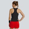 ADIDAS Camiseta Train Essentials 3-Stripes Workout Tank Top Black Negro Mujer