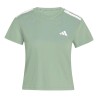 ADIDAS Camiseta Hyperglam 3-Stripes Verde Mujer