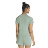 ADIDAS Camiseta Hyperglam 3-Stripes Verde Mujer