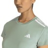ADIDAS Camiseta Hyperglam 3-Stripes Verde Mujer