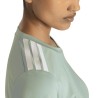 ADIDAS Camiseta Hyperglam 3-Stripes Verde Mujer