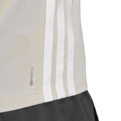 ADIDAS Camiseta Train Essentials 3-Stripes Workout Tee Beige Mujer