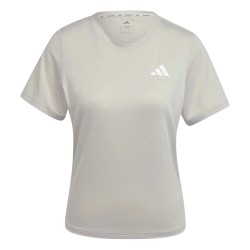 ADIDAS Camiseta Train Essentials 3-Stripes Workout Tee Beige Mujer