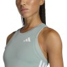 ADIDAS Camiseta Essentials 3-Stripes Workout Tank Top Azul Verdoso Wonder Sage Mujer