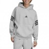 ADIDAS Sudadera Future Icons 3 Bandas Gris Medium Grey Heather Hombre