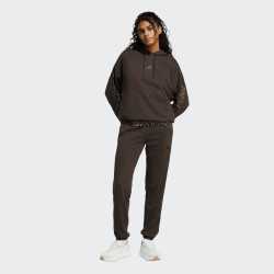 ADIDAS Sudadera Seasonal Essentials Leopard Print Sleeve Terry Relaxed Leopardo Marrón Brown Mujer