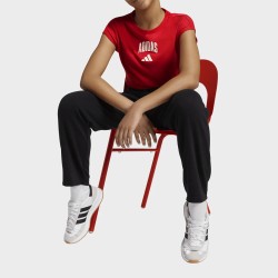 ADIDAS Camiseta Seasonals Collegiate Typography Rojo Pure Ruby Niño
