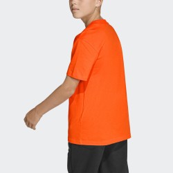 ADIDAS Camiseta Slogan Single Naranja Orange Niño